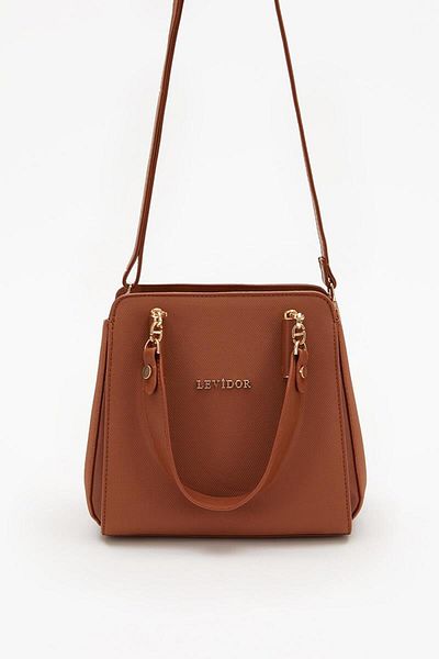 Levidor Τσάντα Tan Fabric Look