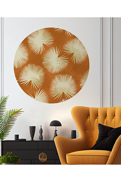 KanvasSepeti ملصق جداري على شكل قماش سميك ذاتي اللصق مزخرف بفن بوهيمي تجريدي