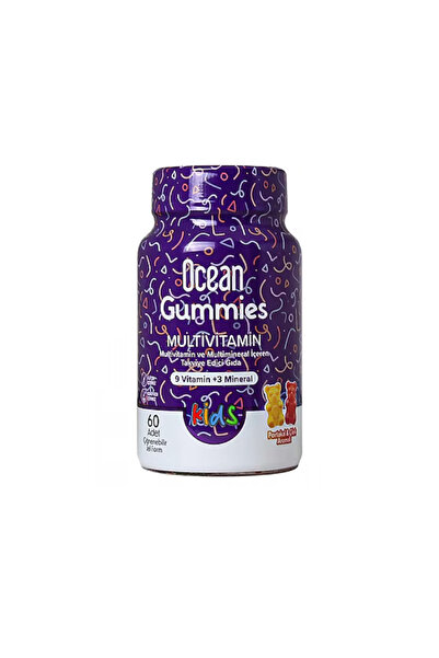 Orzax Ocean Gummies Multivitamin Kids 60 Adet Jel Form