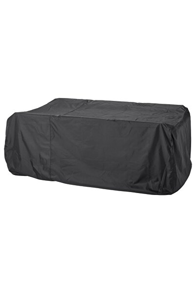 IKEA غطاء أثاث خارجي، أسود، 215x135 سم، لمجموعة الأثاث