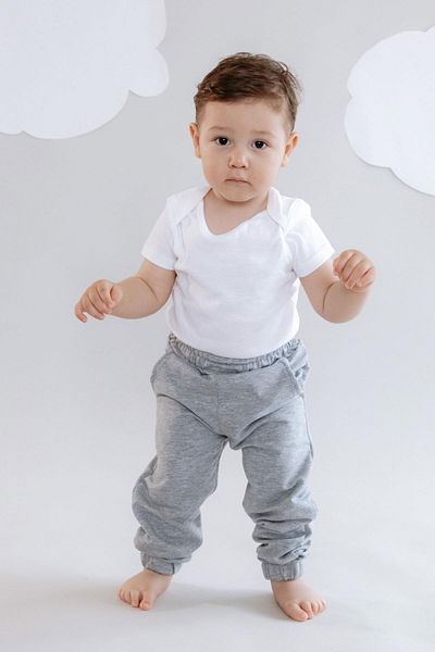 C&City Boys' Elastic Leg Sweatpants 763 Gray
