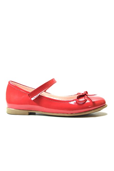 Onlo Ayakkabı Ty.7187 Червоні балетки на липучках для дівчаток