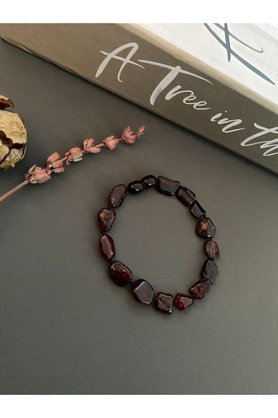 Kotryna Drop Amber Special Cut Shiny Cherry Adult Bracelet