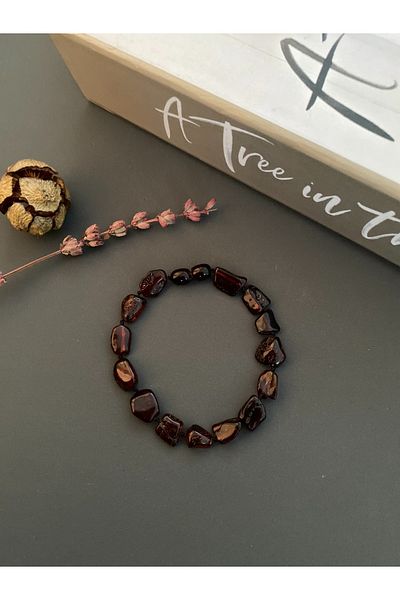 Kotryna Drop Amber Special Cut Shiny Cherry Adult Bracelet