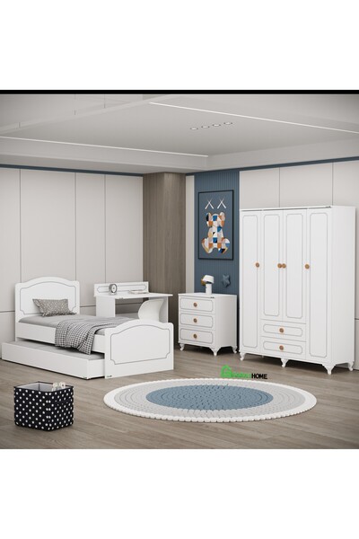 Garaj Home Yaren 4 Kapaklı Genç Odası Takımı
