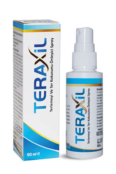 Teraxil El, Ayak, Koltuk Altı Terleme Ve Ter Kokusu Önleyici Sprey Deodorant Antiperspirant Unisex 50 ml