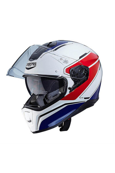 Caberg Drift Tour White-blue-red Full Face Motosiklet Kaski