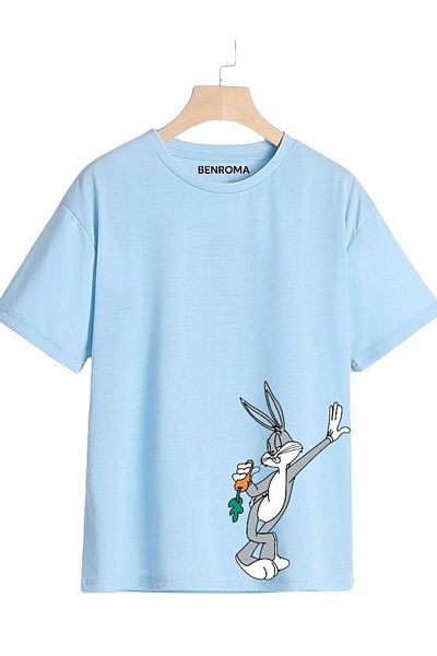 BENROMA 1 produs este un cadou pentru achiziții de 6 și mai sus Tricou pentru copii cu imprimeu iepure