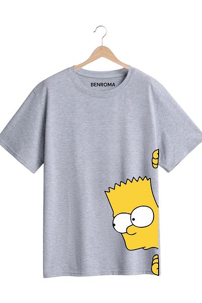 BENROMA 1 tricou este un cadou pentru achiziții de 6 și peste în coș - Tricou pentru copii cu imprimeu Simpson