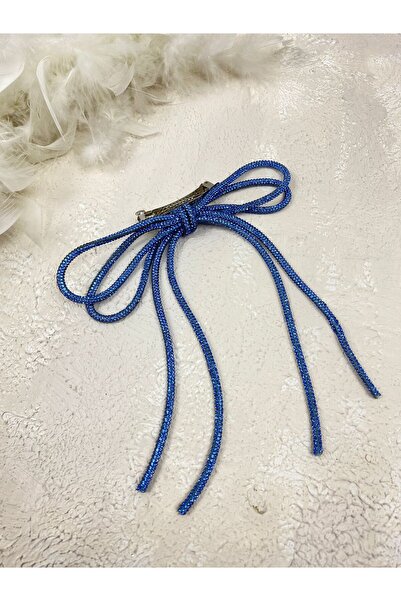 Limelia Accesoriu pentru păr cu cataramă automată cu fundă albastră