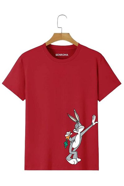 BENROMA 1 tricou este un cadou pentru achiziții de 6 și mai sus în coș - Tricou pentru copii cu imprimeu iepure