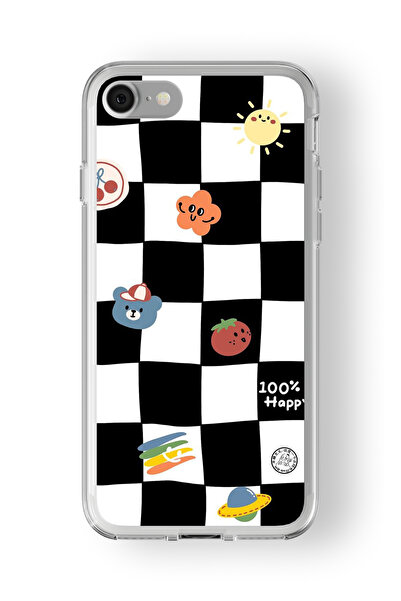 Multitronic Iphone 6 Ve 6s Uyumlu Happy Sun Tasarım Baskılı Şeffaf Kılıf