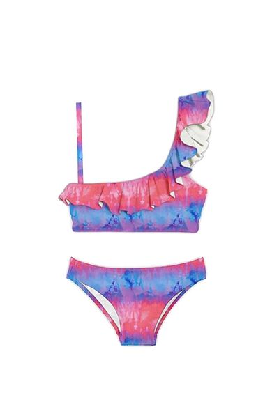 SLIPSTOP Tiedya Pink Blue Girl's Bikini - SB2412000601