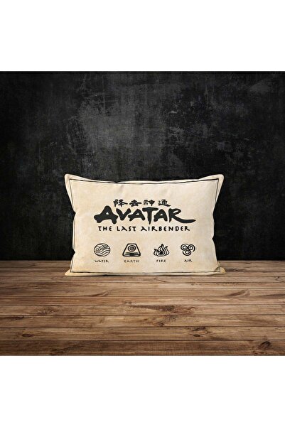 The Lucid Lab Avatar The Last Airbender Bending Scrolls Çift Taraflı Yastık Kılıfı - 2 Adet