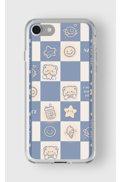 Multitronic Iphone 6 Plus Ve 6s Plus Uyumlu Cute Bear Tasarım Baskılı Şeffaf ...