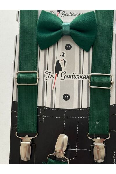 Genel Markalar Erkek Çocuk Kırmızı Papyon Askı Takım 1-6 Yaş