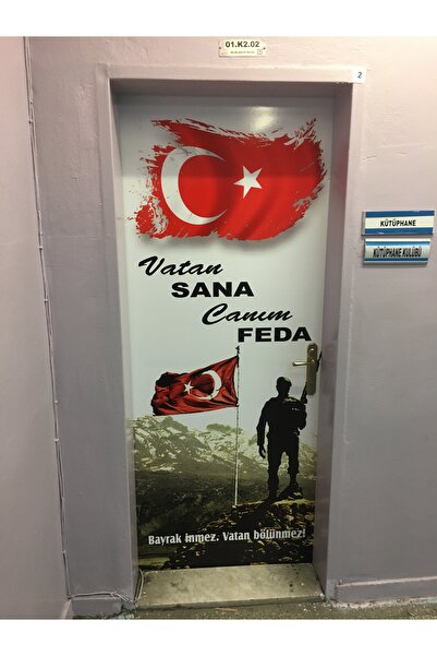 Oracal okul sınıf kapısı giydirme