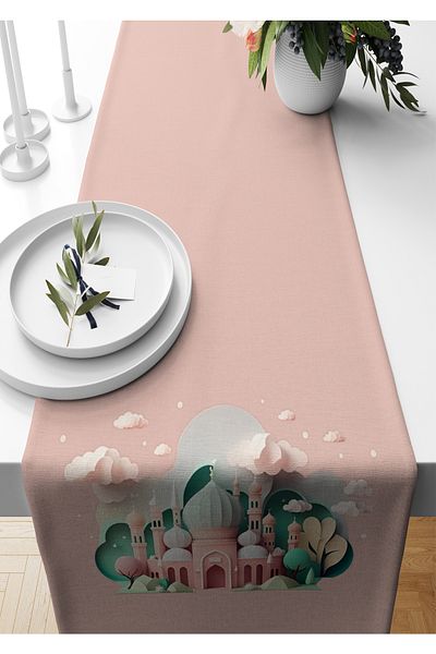 Bertille Home Σειρά Ramadan 140x40 cm Digital Printed Runner (από τη Ραμαζάνι)