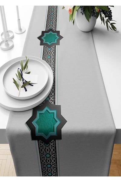 Bertille Home Σειρά Ramadan 140x40 cm Digital Printed Runner (από τη Ραμαζάνι)