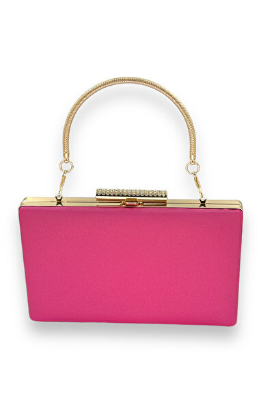 Biçanta Culoare roz, fără zgârieturi, fără amprente, rochie de seară din sati...