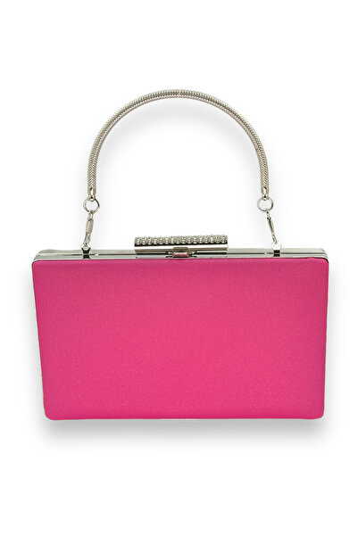 Biçanta Culoare roz, fără zgârieturi, fără amprente, rochie de seară din sati...