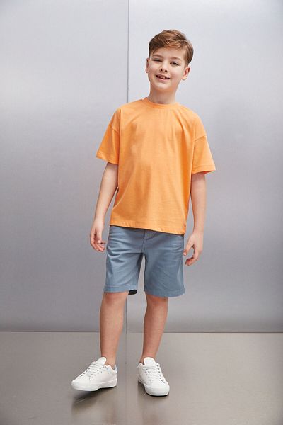GRIMELANGE OCTAVE pánske oversize lososové tričko