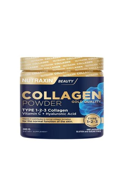 Nutraxin BeautyGold- 300GrCollagenPowderSkt2026 + 100mlFacialCleanser Gift