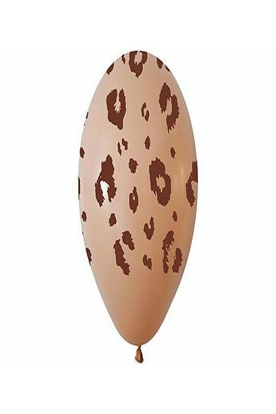 DÜVENCİ TİCARET 10 Pieces Safari Patterned Balloons