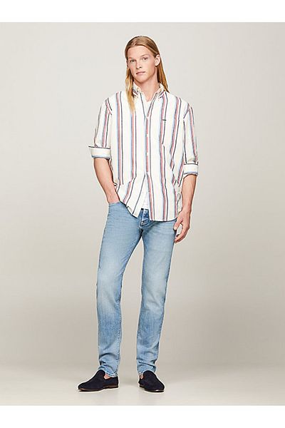 Tommy Hilfiger Paper Touch Stripe Regular Fit Shirt
