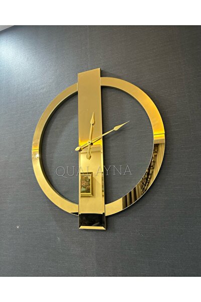 QUAL 70*80 cm Gold Aynalı Yüzük Saat