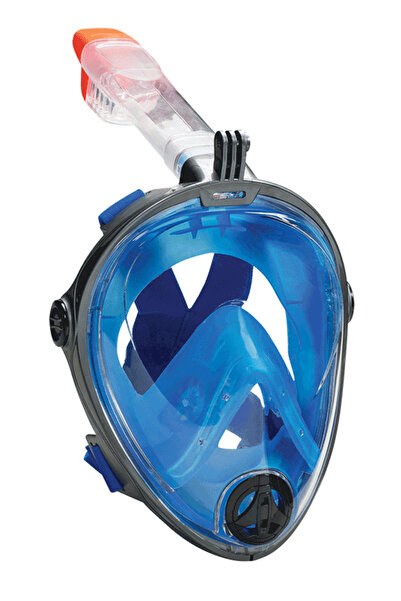 BERMUDA Fullface Maske Dalış Maskesi Tam Yüz Maske Fullface Şnorkel Mask Fullface Dalış Maskesi L-XL