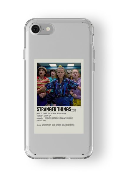 Multitronic حافظة شفافة مطبوعة بتصميم ملصق بسيط متوافقة مع هاتف Iphone 7 Plus...