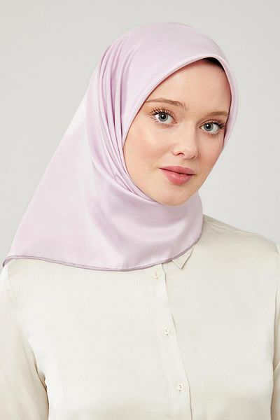 Levidor Ροζ μονόχρωμο κασκόλ Twill