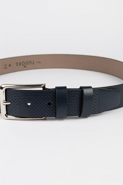 Tudors Ανδρική ζώνη 3,5 εκ. Classic Navy Blue