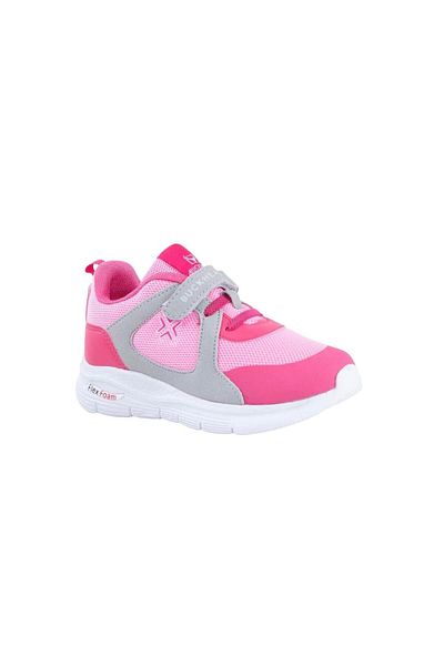 BUCKHEAD Triangle Girl's Elastic Velcro Sneakers 4311