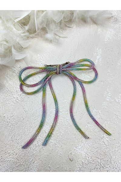Hayalperest boncuk Sparring Folosit Agrafă cu arc cu strasuri Cataramă automată Agrafă cu arc cu stras strălucitor Multicolor