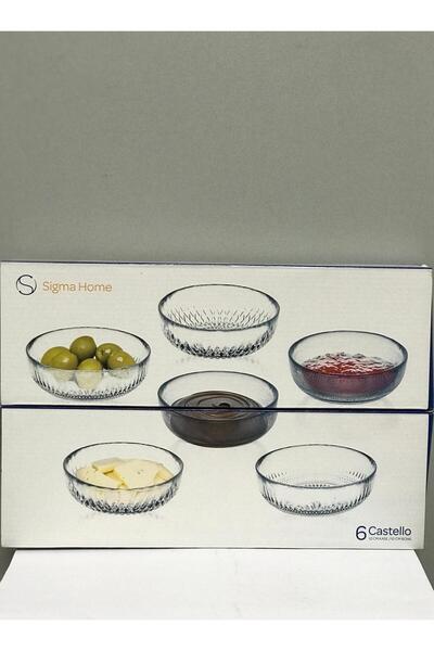 Sigma 6lı kahvaltılık kase  100cc