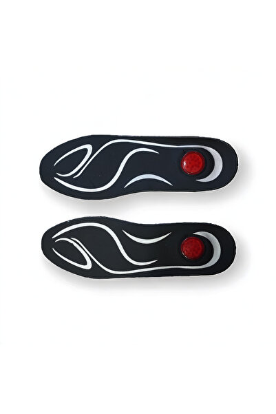 AiryFooT Air Confort Fusped Topuk Dikeni Jel Takviyeli Ortopedik Deri Taban 1...