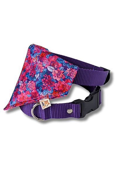 UTDpet Lilac Scarf Dog Collar