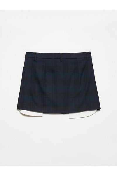 Dilvin 80751 Fustă mini - albastru marin