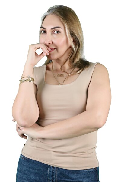 BALİNS Kadın Kare Yaka Tişört