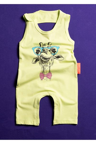 Lemonkids Giraffe Patterned Kids Jumpsuit