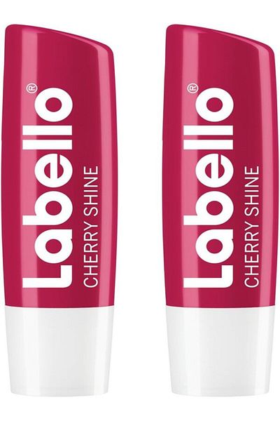LABELLO Lip Lip Balm Cherry Fruit Gloss 4,8gr (2 Pieces)
