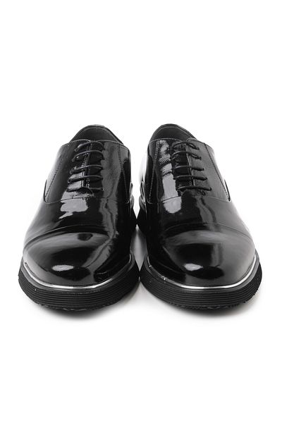John May Men's Oxford ( Classic) KA-E2305 John May EVA Black Wrinkled