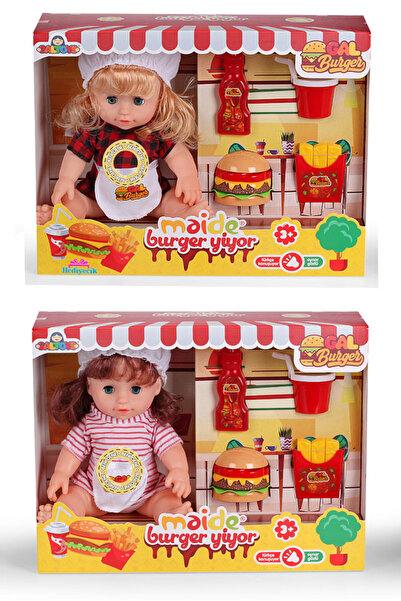 hediyecik Türkçe Konuşan Maide Et Bebek Maide Burger Yiyor 30cm