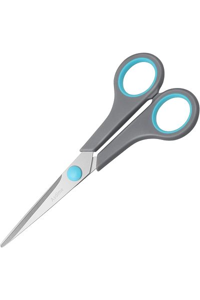 Janissary 5.5 Inch PVD Coated - Soft Grip Stainless Steel Scissors, for Home, School and Office