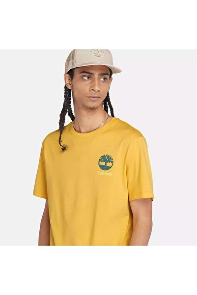 Timberland Πίσω γραφικό κοντομάνικο ανδρικό μπλουζάκι Mimosa