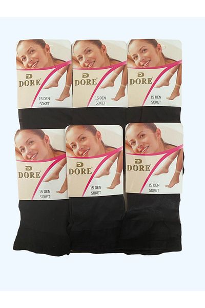 Dore Set of 6 Super 15 Denier Women's Socks