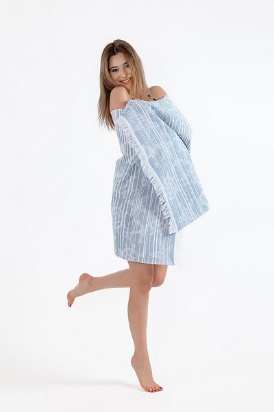 Zeynep Tekstil Πετσέτα θαλάσσης Peshtemal 75x150 cm Marine