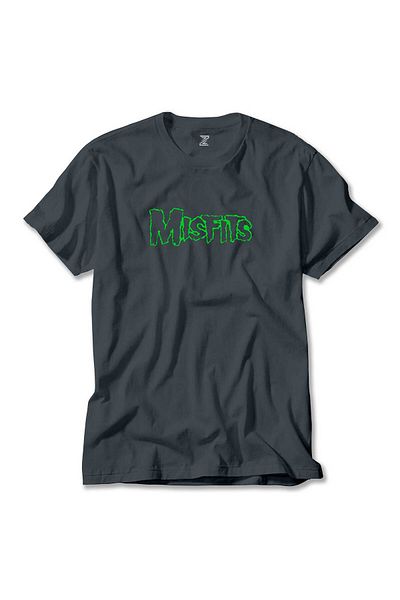 Z zepplin Μπλουζάκι Misfits Logo Πράσινο Καπνιστό Χρώμα